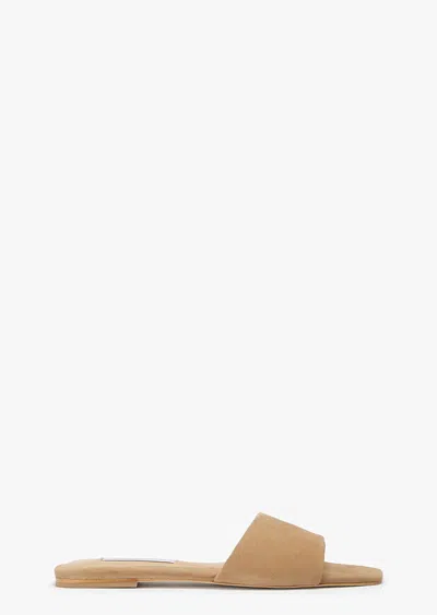 Tony Bianco Ripper Wheat Suede In Brown