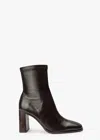 Tony Bianco Rover Chocolate Nappa Ankle Boots In Chocolate Nappa