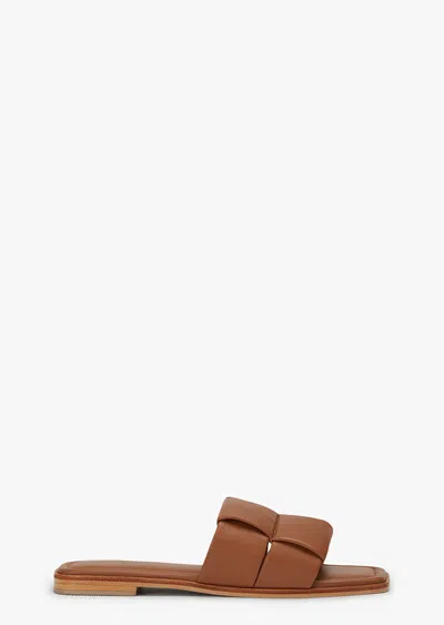 Tony Bianco Rowan Tan Nappa Flats
