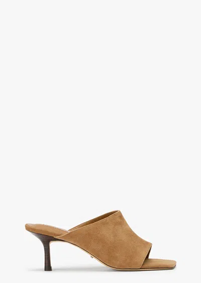 Tony Bianco Ryker Taupe Suede In Brown