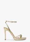 Tony Bianco Sage Gold Nappa Metallic