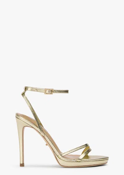 Tony Bianco Sage Gold Nappa Metallic