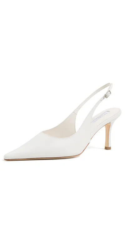Tony Bianco Samar Slingback Pumps Milk Capretto In White