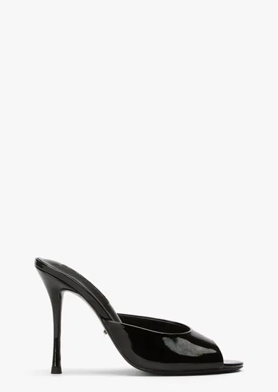 Tony Bianco Sandra High Heeled Mule Sandals In Black