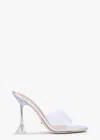 Tony Bianco Serri Clear Vinylite/silver In Clear Vinylite/silver
