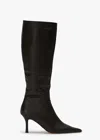 Tony Bianco Shaq Chocolate Venice Calf Boots In Chocolate Venice