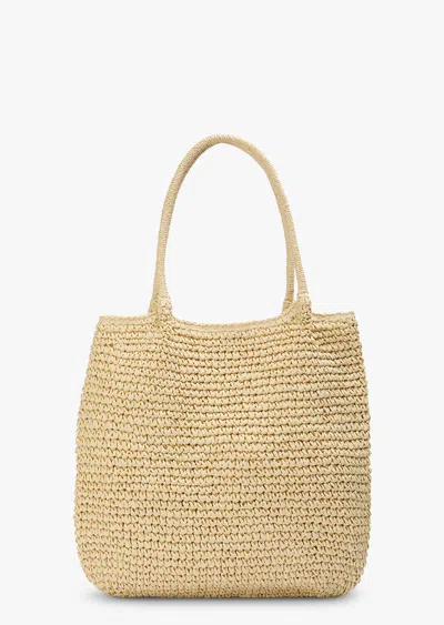 Tony Bianco Sway Natural Raffia In Brown