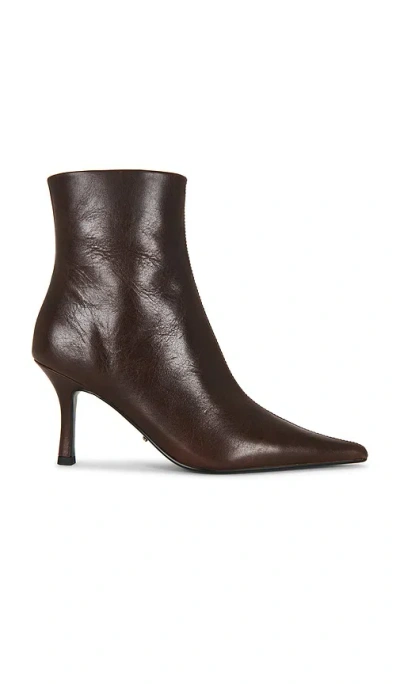 Tony Bianco Sweetie Pointed Toe Heeled Boots In Brown