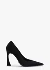Tony Bianco Swish Black Suede In Black Suede