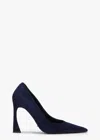 Tony Bianco Swish Navy Suede In Navy Suede