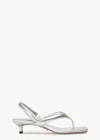 Tony Bianco Tara Silver Nappa Metallic In Silver