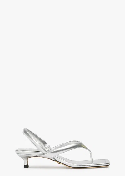 Tony Bianco Tara Silver Nappa Metallic
