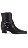 Tony Bianco Teague Black Como Ankle Boots In Black Como
