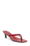 Tony Bianco Topaz Flip Flop In Berry Venice