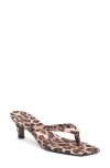 Tony Bianco Topaz Flip Flop In Leopard Satin