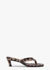 Tony Bianco Topaz Leopard Satin In Leopard Satin