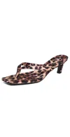 Tony Bianco Topaz Leopard Satin In Leopard Satin