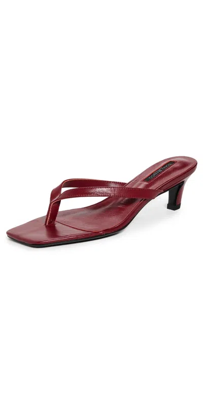 Tony Bianco Topaz Thong Heels Berry Venice