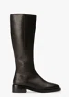 Tony Bianco Torres Black Como Calf Boots In Black Como