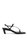 Tony Bianco Tulip Sandal In 黑色软羊皮