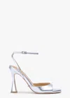 Tony Bianco Violet Silver Nappa Metallic In Silver