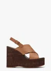 Tony Bianco Vogue Tan Como Wedges In Tan Como