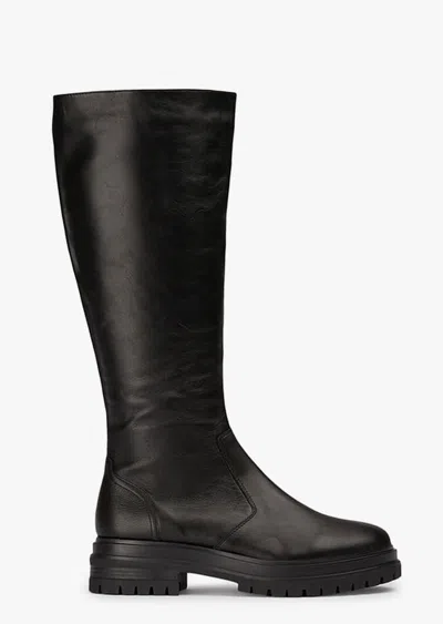 Tony Bianco Wanda Black Venice Calf Boots