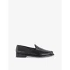 Tony Bianco Womens  Zoe Leather Loafers In Black Hi Shine