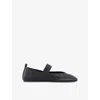 Tony Bianco Hawaii Leather Ballet Flat In Black Nappa