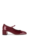 Tony Bianco Wynnie Mary Jane In Bordeaux Patent