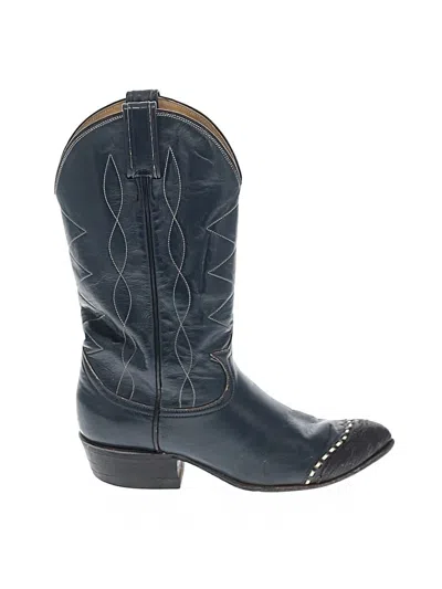 Pre-owned Tony Lama Kids' Boots In Blue