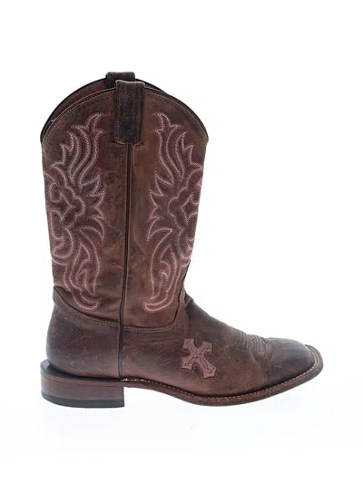 Pre-owned Tony Lama Boots In Brown