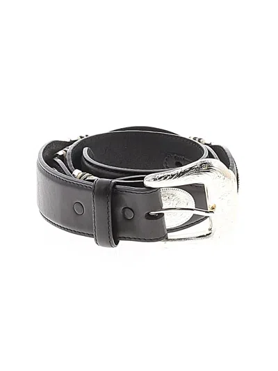 Pre-owned Tony Lama Leather Belt In Black