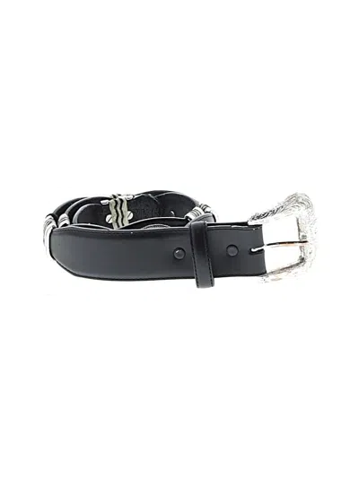 Pre-owned Tony Lama Leather Belt In Black