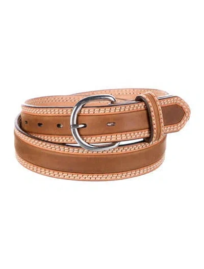 Pre-owned Tony Lama Leather Belt In Neutral