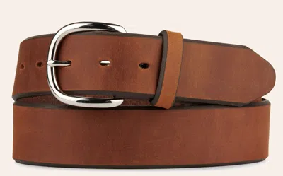 Tony Lama Men's Brown Leather Heritage Western Belt