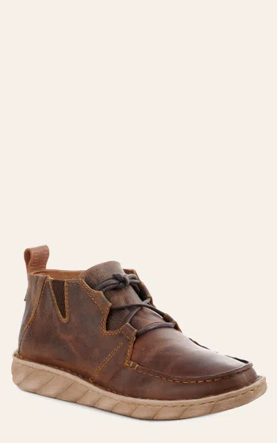Tony Lama Men's Camino Brown Lace Up Moc Toe Casual Shoe