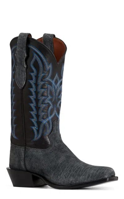 Tony Lama Men's Gray Hippo Cutter Toe Cowboy Boots