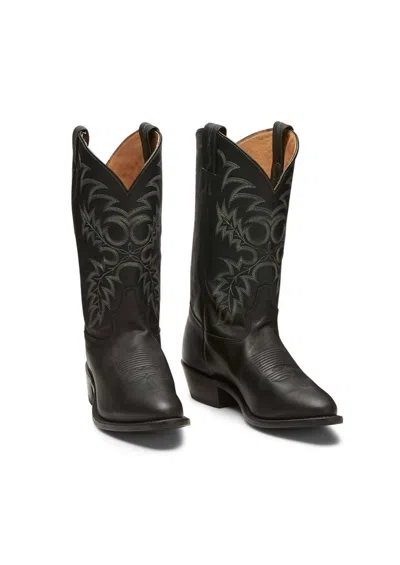 Tony Lama Men's Leather Western Boots In Onyx (black)