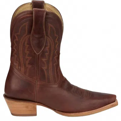 Tony Lama Women's Areli Western Booties In Cognac /brown