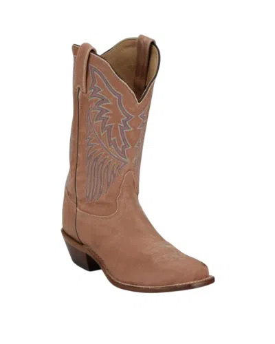 Tony Lama Women's Sagrada Medium Square Toe Boots In Tan In Multi