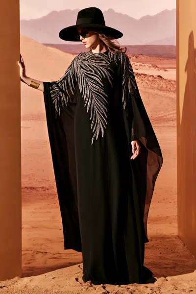 Tony Ward Kimono-like Tulle Gown In Multi