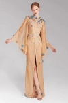 TONY WARD LONG SLEEVE KAFTAN GOWN