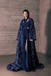 Tony Ward Silk Mousseline Gown With Cutouts In Multi