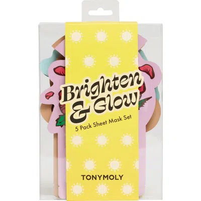 Tonymoly Brightening Glow Set Of 5 Sheet Mask Set In Transparent