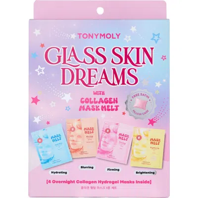 Tonymoly Glass Skin Dreams Overnight Hydrogel Mask Set In No Color