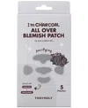 Tonymoly I'm Charcoal All Over Blemish Patch In Silver At Urban Outfitters