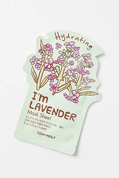 Tonymoly I'm Real Sheet Mask In Lavender At Urban Outfitters In Transparent