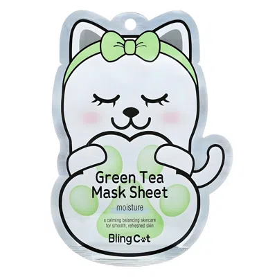 Tonymoly Ladies Bling Cat Moisture Green Tea Mask Sheet 0.9 oz Skin Care 8806194020860