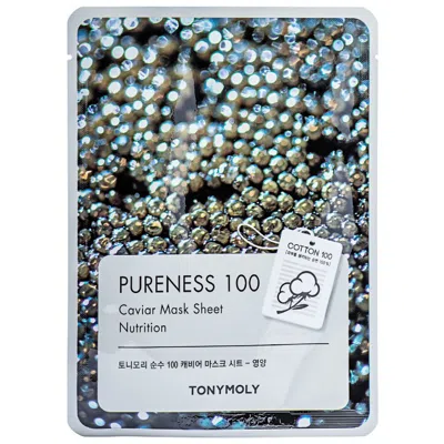 Tonymoly Ladies Pureness 100 Nutrition Caviar Mask Sheet 0.7 oz Skin Care 8806194004396